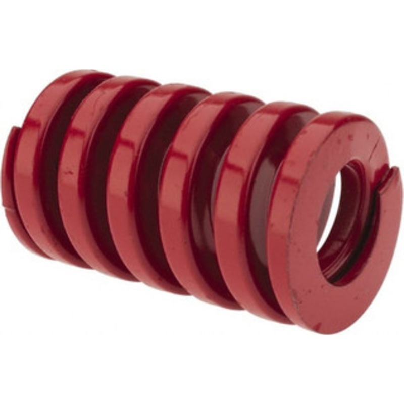 Danly 1-1/4 Hole Diam, 5/8 Rod Diam, 2 Free Length, Red Die Spring 154 Lb Max Deflection, 0.6 Max Deflection, Heavy Duty, Chromium Vanadium Steel 9-2008-26 – 76015031