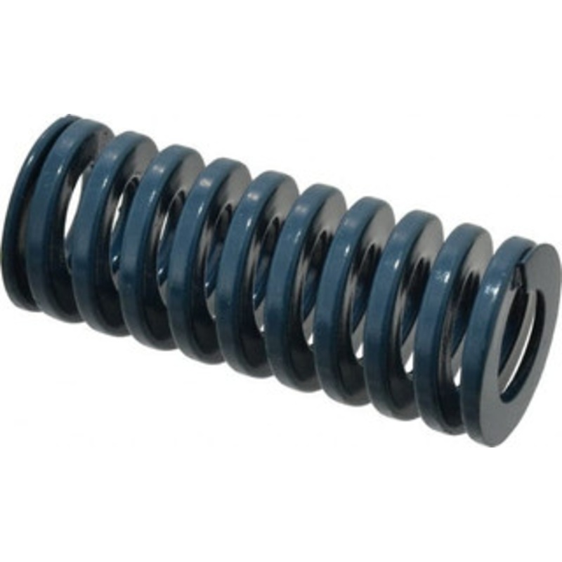 Danly 1-1/4 Hole Diam, 5/8 Rod Diam, 3 Free Length, Blue Die Spring 40.5 Lb Max Deflection, 1.12 Max Deflection, Medium Duty, Chromium Vanadium Steel 9-2012-21 – 76013051