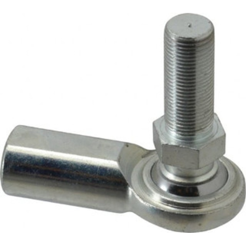Made in USA 3/4 ID, 1-3/4 Max OD, 14,290 Lb Max Static Cap, Female Spherical Rod End with Stud 3/4-16 RH, Steel with Steel Raceway CF12Y – 35397967