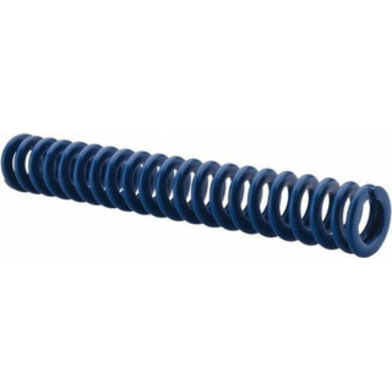 Associated Spring Raymond 10mm Hole Diam, 5mm Rod Diam, 2-1/2 Free Length, Blue Die Spring 182.3 N Max Deflection, 24.3mm Max Deflection, Medium Duty, Chromium Alloy Steel 204-110 – 67899419