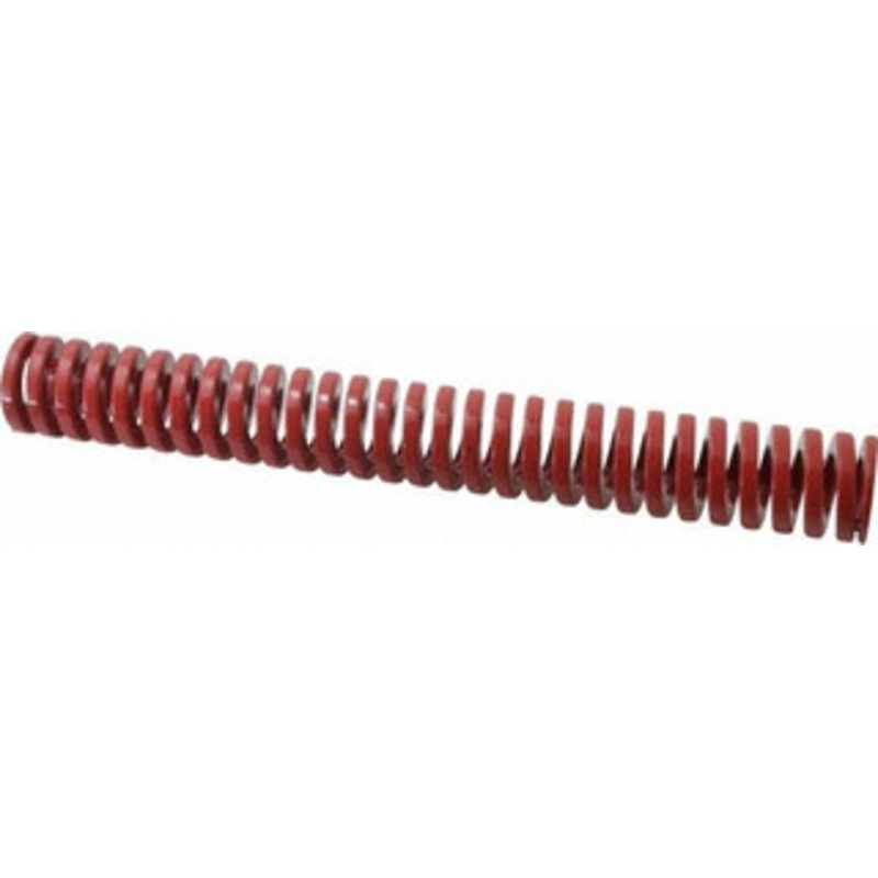 Danly 1-1/2 Hole Diam, 3/4 Rod Diam, 12 Free Length, Red Die Spring 28.7 Lb Max Deflection, 3.6 Max Deflection, Heavy Duty, Chromium Vanadium Steel 9-2448-26 – 76015338