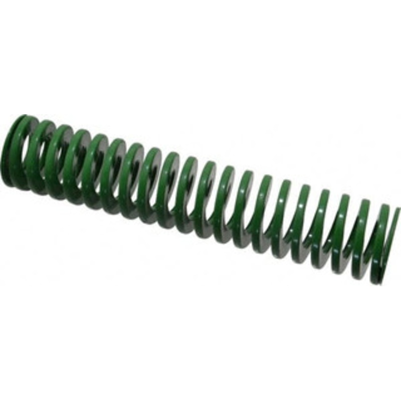 Danly 1-1/4 Hole Diam, 5/8 Rod Diam, 6 Free Length, Green Die Spring 12.3 Lb Max Deflection, 2.39 Max Deflection, Light Duty, Chromium Vanadium Steel 9-2024-11 – 76011113