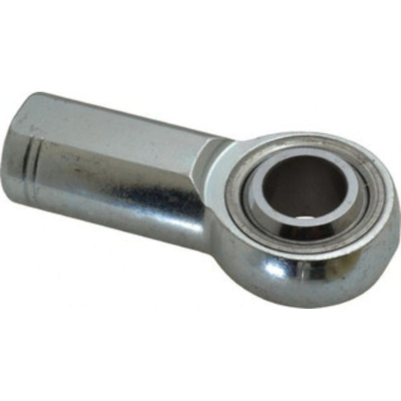Made in USA 3/4 ID, 1-3/4 Max OD, 28,090 Lb Max Static Cap, Plain Female Spherical Rod End 3/4-16 RH, Alloy Steel with Steel Raceway JFX12T – 35398726