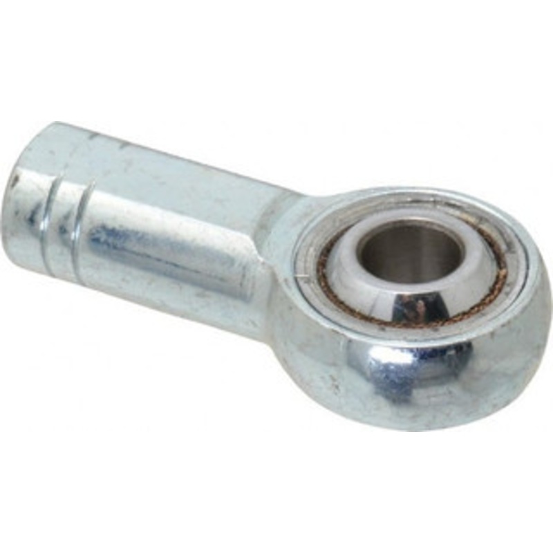 Made in USA 5/16 ID, 7/8 Max OD, 7,640 Lb Max Static Cap, Plain Female Spherical Rod End 5/16-24 RH, Alloy Steel with Steel Raceway JFX5T – 35398676