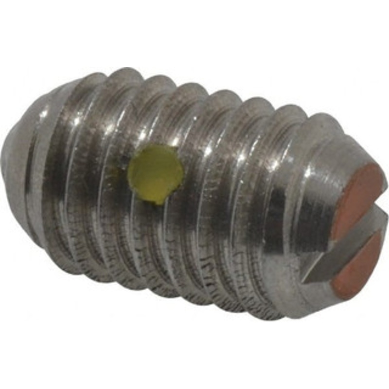 Vlier 3/8-16, 0.188 Ball Diam, 0.625 Body Length, 0.048 Max Ball Reach, Threaded Ball Plunger Stainless Steel Body, Stainless Steel Ball, 6 Lb Initial End Force, 21 Lb Final End Force, Locking Element SSBH58N – 62121694
