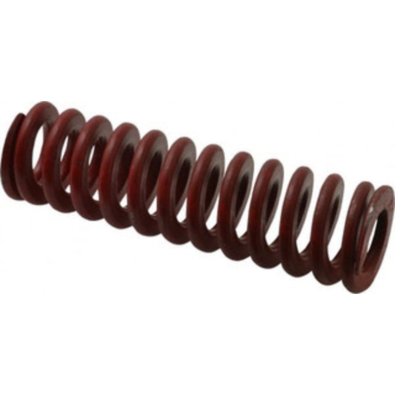 Associated Spring Raymond 1-1/2 Hole Diam, 3/4 Rod Diam, 5 Free Length, Red Die Spring 680.8 Lb Max Deflection, 1.85 Max Deflection, Medium Heavy Duty, Chromium Alloy Steel 104-720 – 07662083
