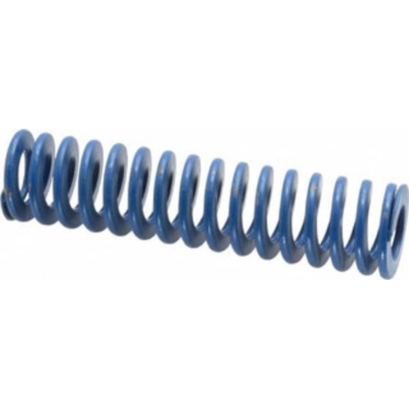 Associated Spring Raymond 1 Hole Diam, 1/2 Rod Diam, 4 Free Length, Blue Die Spring 240 Lb Max Deflection, 2 Max Deflection, Medium Duty, Chromium Alloy Steel 103-516 – 07660822
