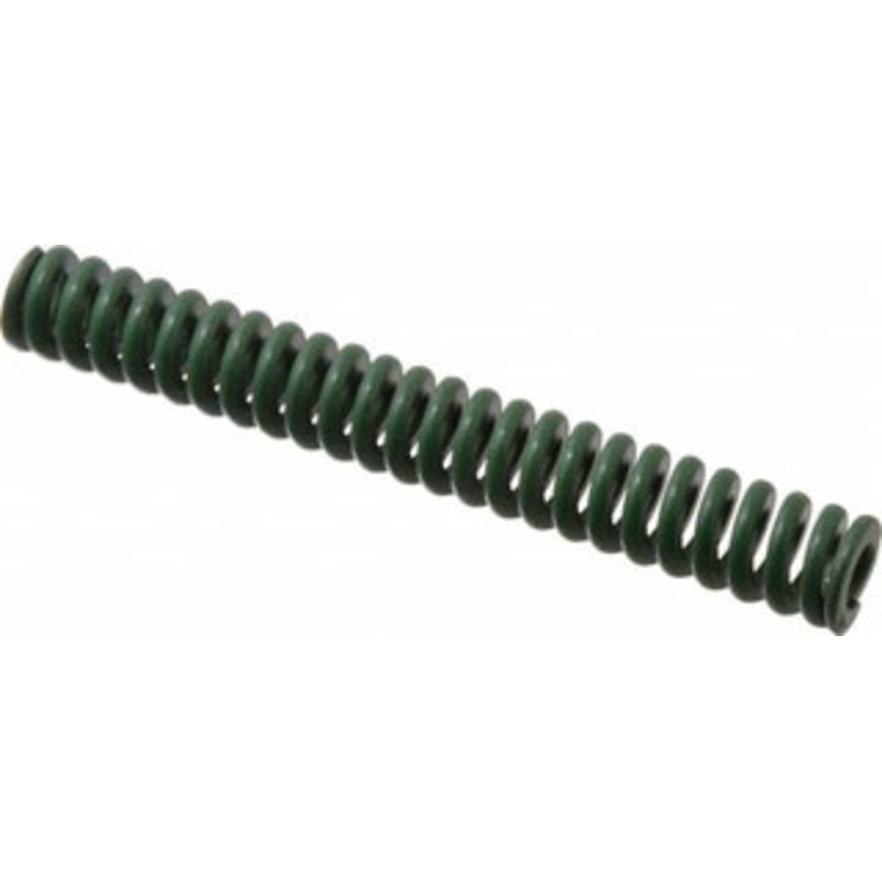 Associated Spring Raymond 3/4 Hole Diam, 3/8 Rod Diam, 5-1/2 Free Length, Green Die Spring 295.6 Lb Max Deflection, 1.38 Max Deflection, Extra Heavy Duty, Chromium Alloy Steel 106-422 – 07663628