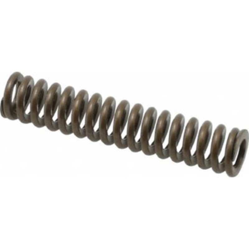 Associated Spring Raymond 3/8 Hole Diam, 3/16 Rod Diam, 1-3/4 Free Length, Gold Die Spring 44.1 Lb Max Deflection, 0.53 Max Deflection, Heavy Duty, Chromium Alloy Steel 105-107 – 07662307