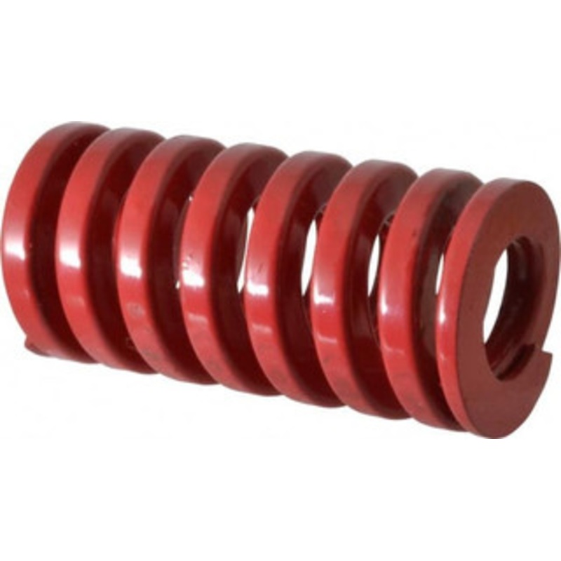 Danly 1-1/2 Hole Diam, 3/4 Rod Diam, 3 Free Length, Red Die Spring 125 Lb Max Deflection, 0.9 Max Deflection, Heavy Duty, Chromium Vanadium Steel 9-2412-26 – 76015239