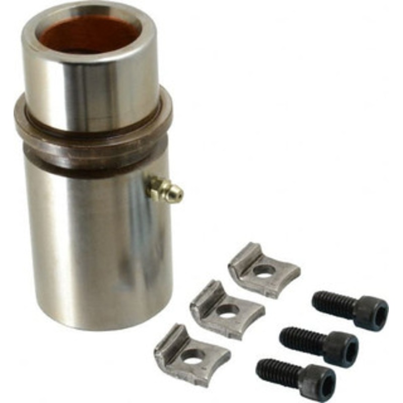 Danly 1-1/4 ID x 4-1/8 OAL, Steel, Bronze Plated Die & Mold Shoulder Bushing Extra Long Shoulder, 1.94 Bottom OD, 1-3/4 Top OD, 2.095 Collar OD, 3 Under Collar, 1-1/8 Above Collar 6-10-28 – 03224938