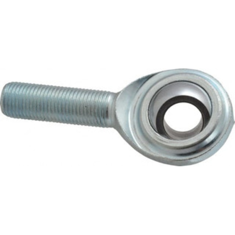 Made in USA 1/2 ID, 1-5/16 Max OD, 8,386 Lb Max Static Cap, Plain Male Spherical Rod End 1/2-20 RH, Steel with Steel Raceway CM8 – 35397702