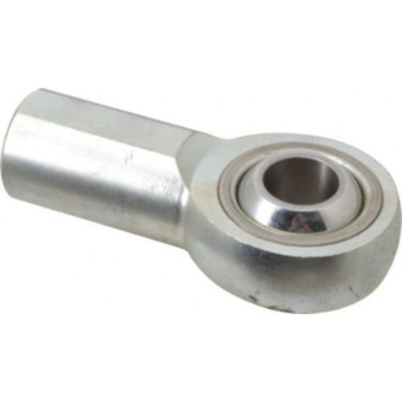 Made in USA 2-3/4 ID, 2-3/4 Max OD, 76,205 Lb Max Static Cap, Plain Female Spherical Rod End 1-1/4 – 12 RH, Alloy Steel with Steel Raceway JFX16T – 35398742