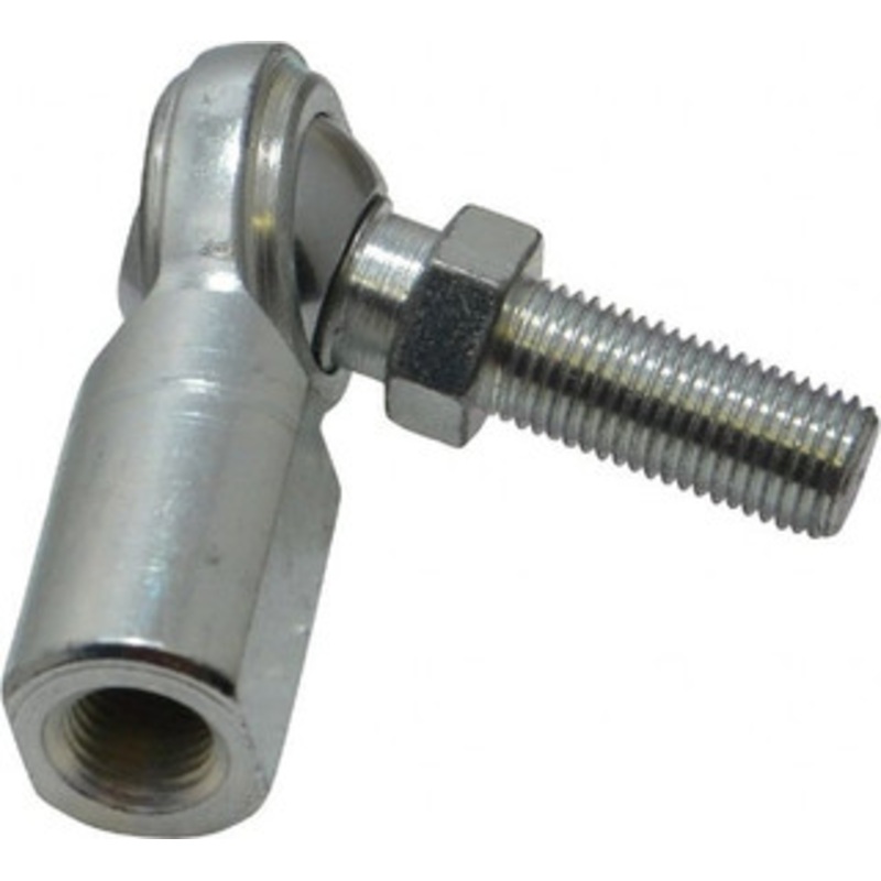 Made in USA 3/8 ID, 1 Max OD, 5,100 Lb Max Static Cap, Female Spherical Rod End with Stud 3/8-24 RH, Steel with Steel Raceway CF6Y – 35397926