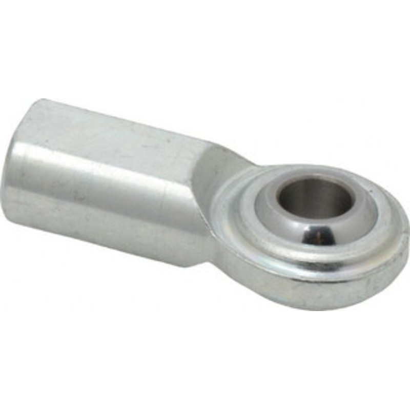 Made in USA 3/8 ID, 1 Max OD, 5,100 Lb Max Static Cap, Plain Female Spherical Rod End 3/8-24 RH, Steel with Steel Raceway CF6 – 35397843