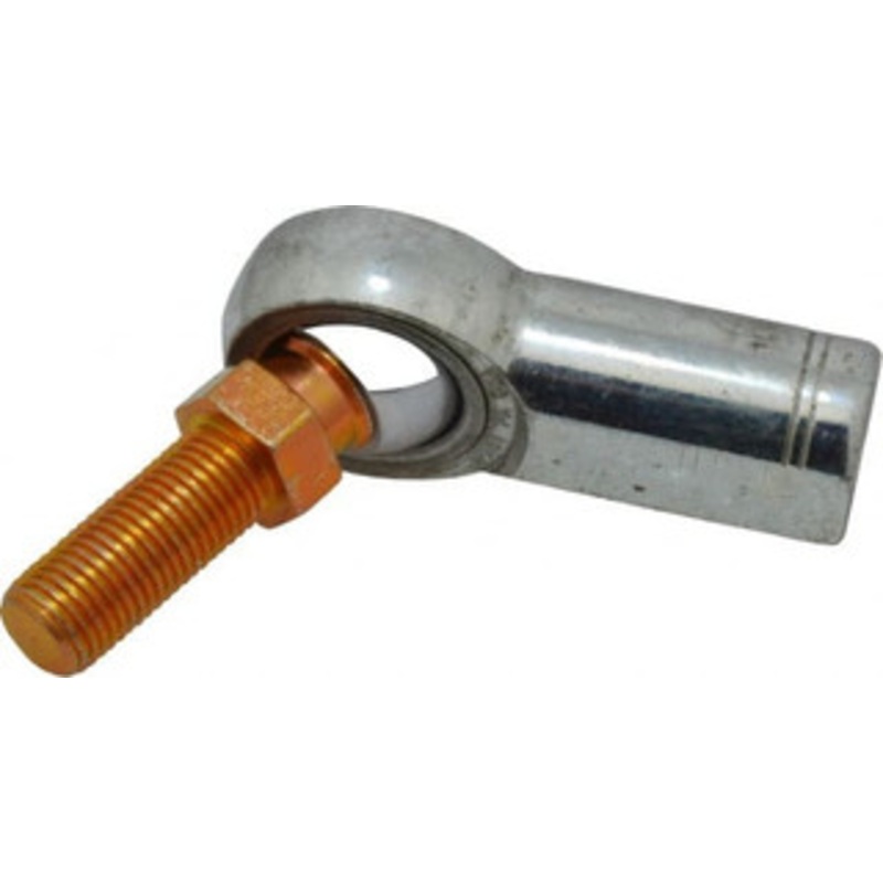 Made in USA 3/8 ID, 1 Max OD, 9,550 Lb Max Static Cap, Female Spherical Rod End with Stud 3/8-24 RH, Alloy Steel with Steel Raceway JFX6TY – 35398783