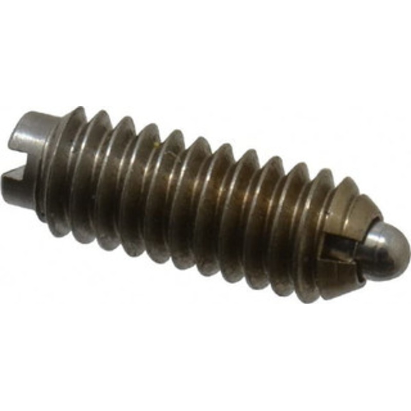 Vlier 8-32, 7/16 Thread Length, 0.052 Plunger Projection, Stainless Steel Threaded Spring Plunger 0.07 Max Plunger Diam, 0.437 Plunger Length, 1.5 Lb Init End Force, 4.75 Lb Final End Force SSM50AP – 62117791