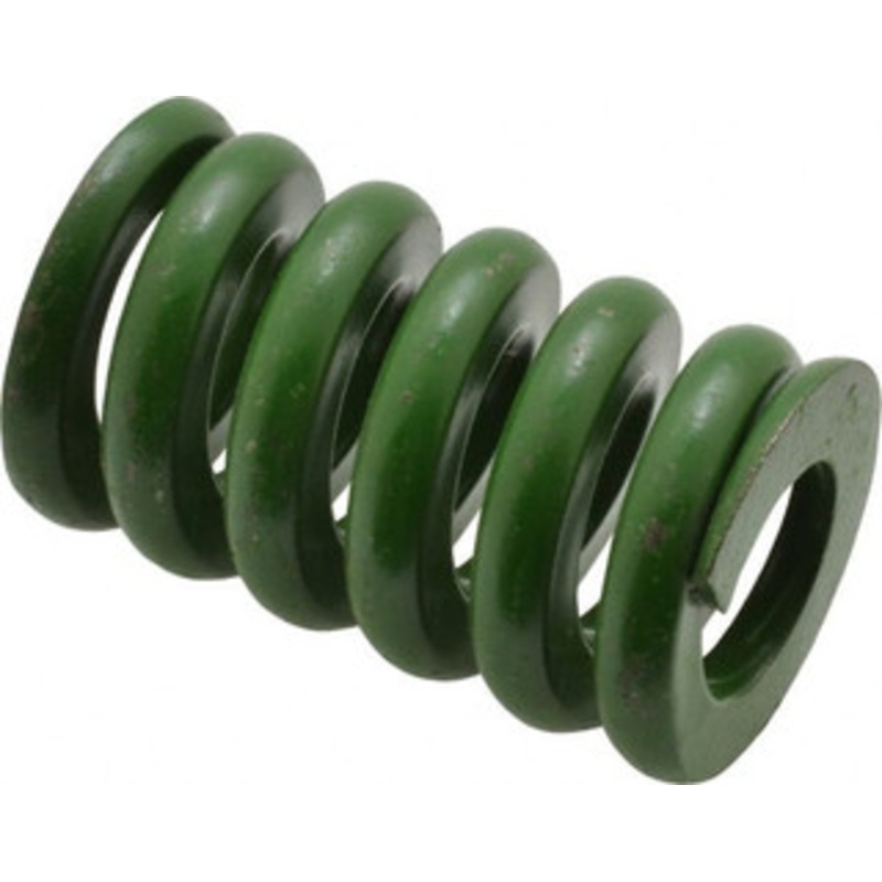 Associated Spring Raymond 1-1/4 Hole Diam, 5/8 Rod Diam, 2 Free Length, Green Die Spring 960 Lb Max Deflection, 0.5 Max Deflection, Extra Heavy Duty, Chromium Alloy Steel 106-608 – 07663750