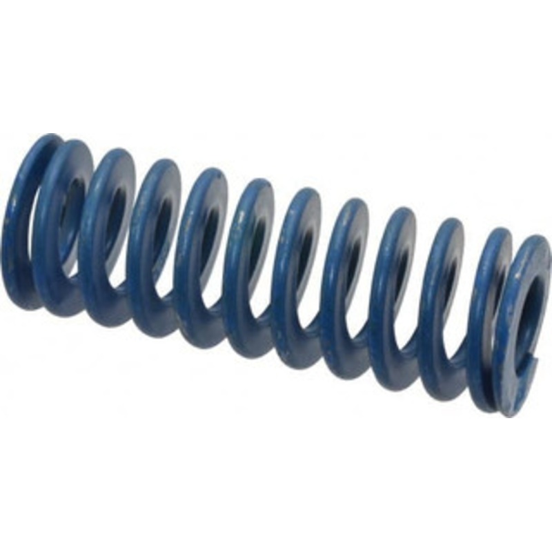 Associated Spring Raymond 1-1/4 Hole Diam, 5/8 Rod Diam, 3-1/2 Free Length, Blue Die Spring 350 Lb Max Deflection, 1.75 Max Deflection, Medium Duty, Chromium Alloy Steel 103-614 – 07660954