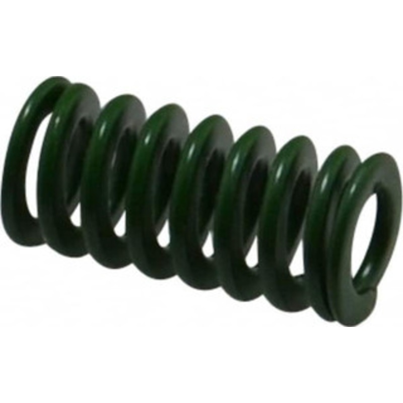 Associated Spring Raymond 12.5mm Hole Diam, 6.3mm Rod Diam, 1 Free Length, Green Die Spring 241 N Max Deflection, 10.3mm Max Deflection, Light Duty, Chromium Alloy Steel 203-204 – 67898379