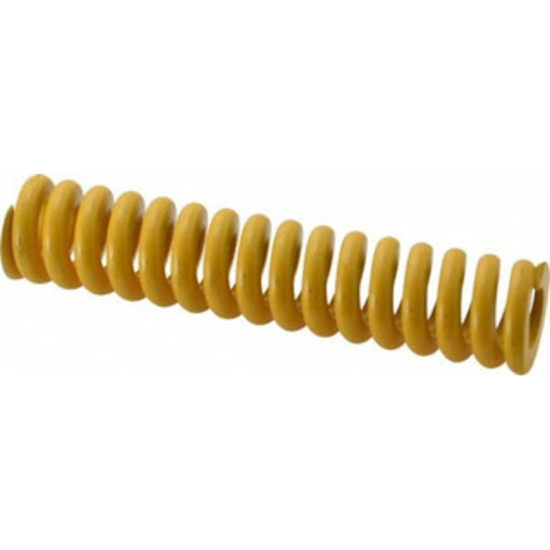 Associated Spring Raymond 32mm Hole Diam, 16mm Rod Diam, 152mm Free Length, Yellow Die Spring 3876 N Max Deflection, 38mm Max Deflection, Extra Strong, Chromium Alloy Steel 206-624 – 67902064