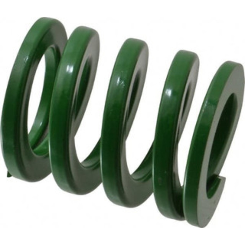 Danly 2-1/2 Hole Diam, 1-1/2 Rod Diam, 3 Free Length, Green Die Spring 110 Lb Max Deflection, 1.2 Max Deflection, Light Duty, Chromium Vanadium Steel 9-4012-11 – 76011618