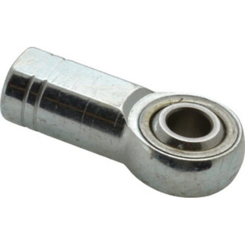 Made in USA 3/8 ID, 1 Max OD, 9,550 Lb Max Static Cap, Plain Female Spherical Rod End 3/8-24 RH, Alloy Steel with Steel Raceway JFX6T – 35398684
