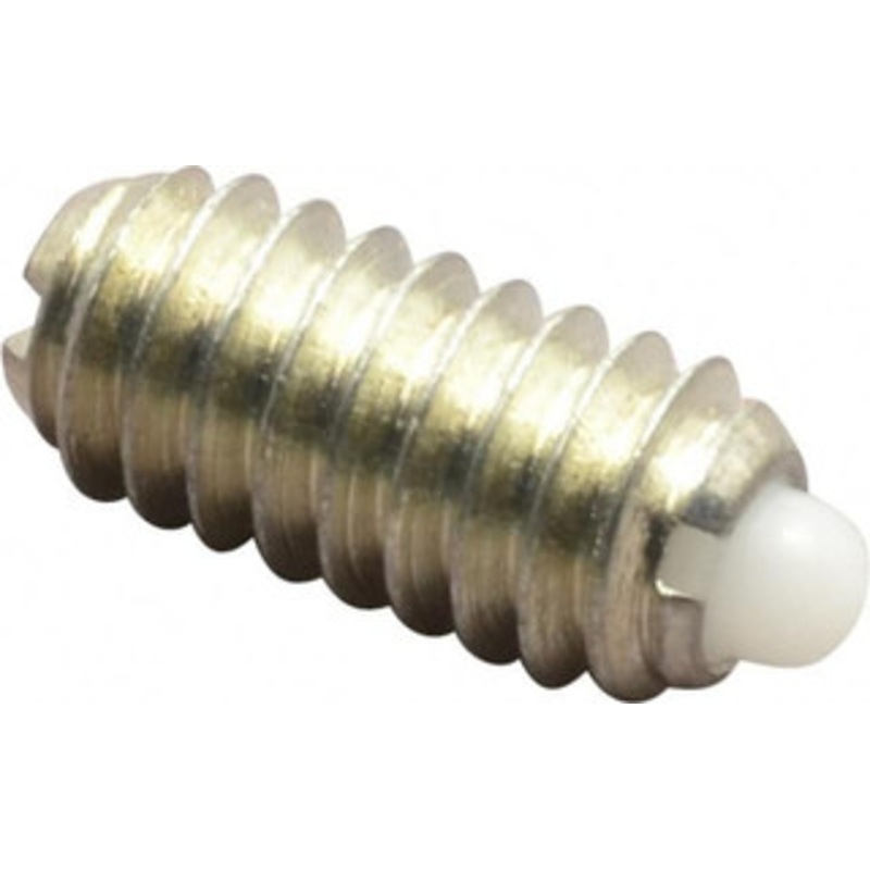 Vlier 1/4-20, 17/32 Thread Length, 0.078 Plunger Projection, Steel Threaded Spring Plunger 0.119 Max Plunger Diam, 0.531 Plunger Length, 3 Lb Init End Force, 10.5 Lb Final End Force NM54 – 62120423