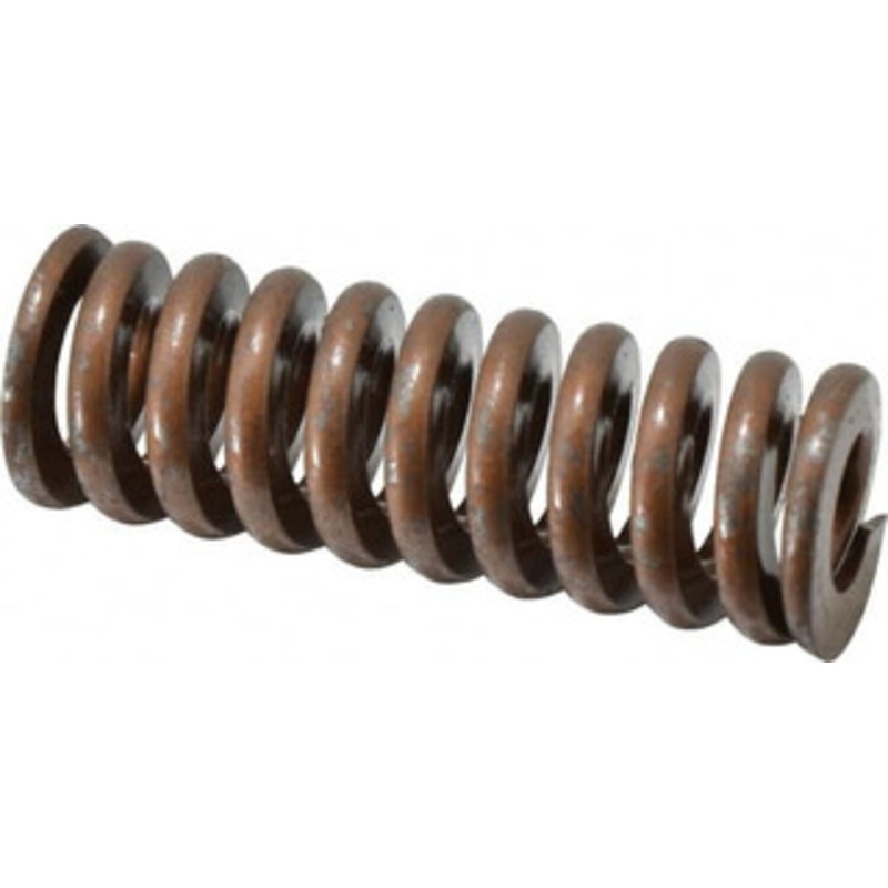 Associated Spring Raymond 1-1/4 Hole Diam, 5/8 Rod Diam, 3-1/2 Free Length, Gold Die Spring 789.6 Lb Max Deflection, 1.05 Max Deflection, Heavy Duty, Chromium Alloy Steel 105-614 – 07662893