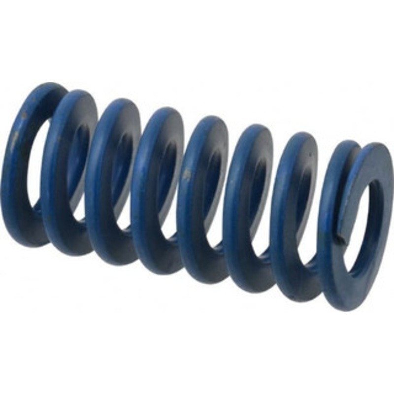 Associated Spring Raymond 1 Hole Diam, 1/2 Rod Diam, 2 Free Length, Blue Die Spring 260 Lb Max Deflection, 1 Max Deflection, Medium Duty, Chromium Alloy Steel 103-508 – 07660780