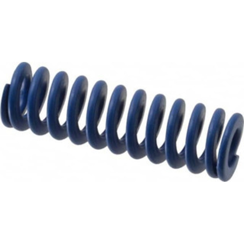 Associated Spring Raymond 20mm Hole Diam, 10mm Rod Diam, 2-1/2 Free Length, Blue Die Spring 775.2 N Max Deflection, 24mm Max Deflection, Medium Duty, Chromium Alloy Steel 204-410 – 67899682