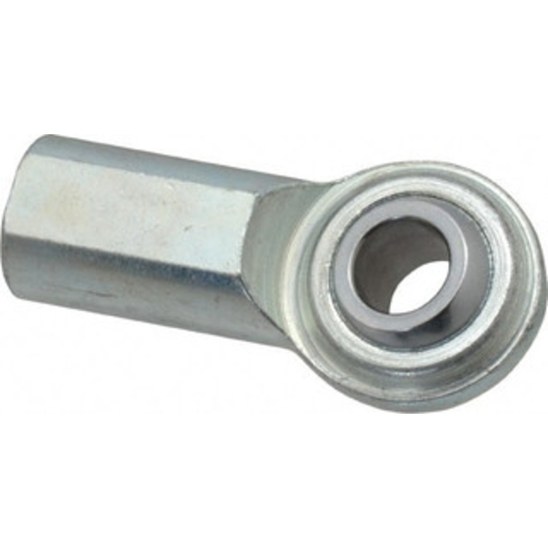 Made in USA 1/2 ID, 1-5/16 Max OD, 8,386 Lb Max Static Cap, Plain Female Spherical Rod End 1/2-20 RH, Steel with Steel Raceway CF8 – 35397868