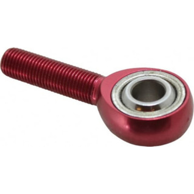 Made in USA 3/8 ID, 1 Max OD, 4,208 Lb Max Static Cap, Plain Male Spherical Rod End 3/8-24 RH, Alloy Steel with Steel Raceway ALJM6T – 35398858