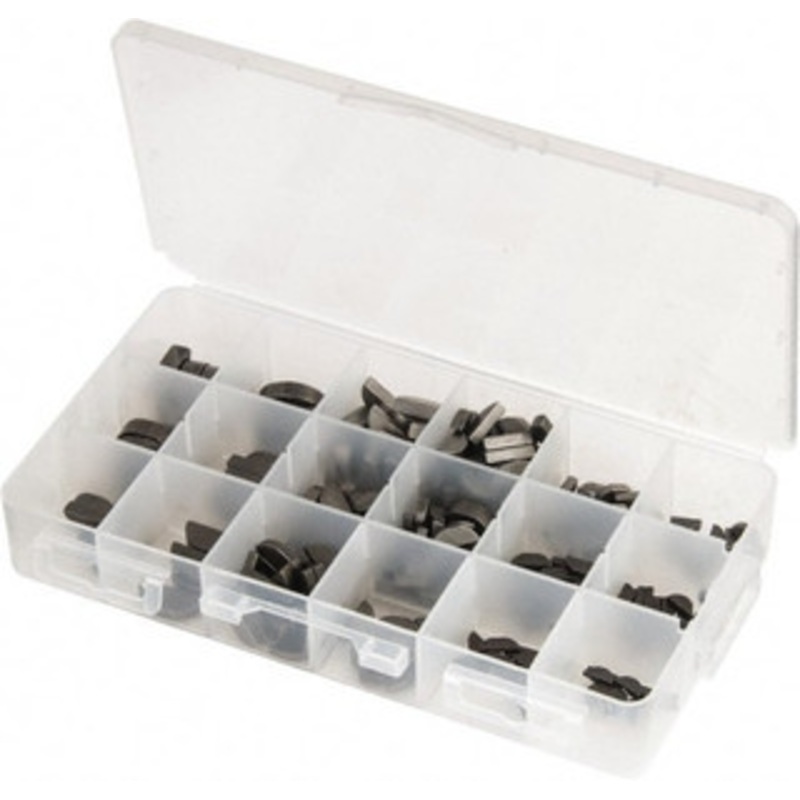 Made in USA Key & Keyway Assortments, Type: Woodruff Keys, Number of Pieces: 250 K25002000 – 06878060