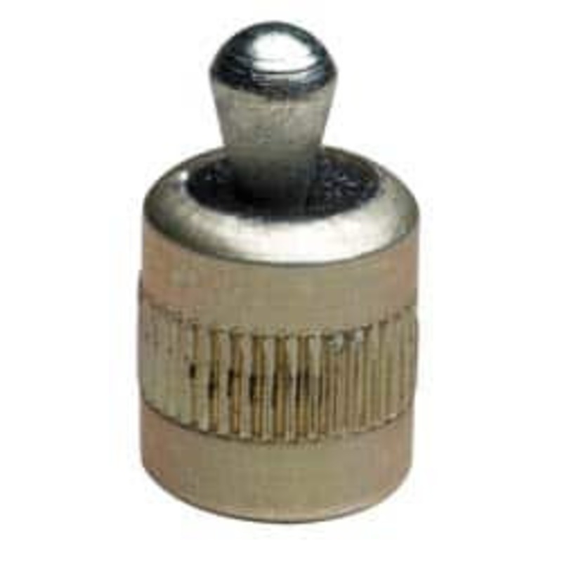 Vlier 7/16 Body Diam, 0.45 Body Length, 0.2 Nose Diam, 0.4 Nose Length, Spring Locating Pin 34 Lb Final End Force, Aluminum Body, Alloy Steel Nose SLPH438A – 05137674