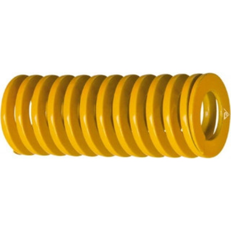 Associated Spring Raymond 3/8 Hole Diam, 3/16 Rod Diam, 1 Free Length, Yellow Die Spring 61 Lb Max Deflection, 0.2913 Max Deflection, Extra Heavy Duty, Chromium Alloy Steel 306-104-D – 52371804