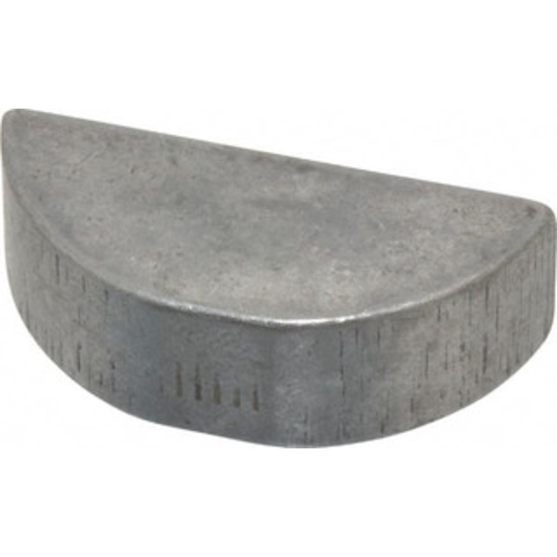 Made in USA #1210 Standard Woodruff Key 1-1/4 Long x 3/8 Wide, Alloy Steel EALLOY – 67990523