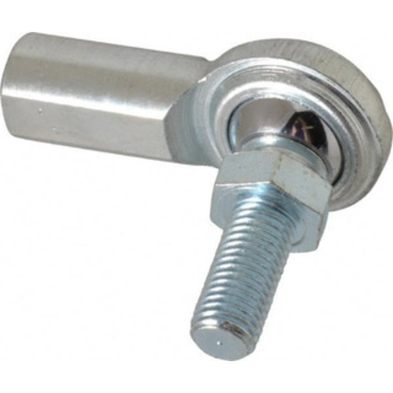 Made in USA 5/16 ID, 7/8 Max OD, 3,600 Lb Max Static Cap, Female Spherical Rod End with Stud 5/16-24 RH, Steel with Steel Raceway CF5Y – 35397918