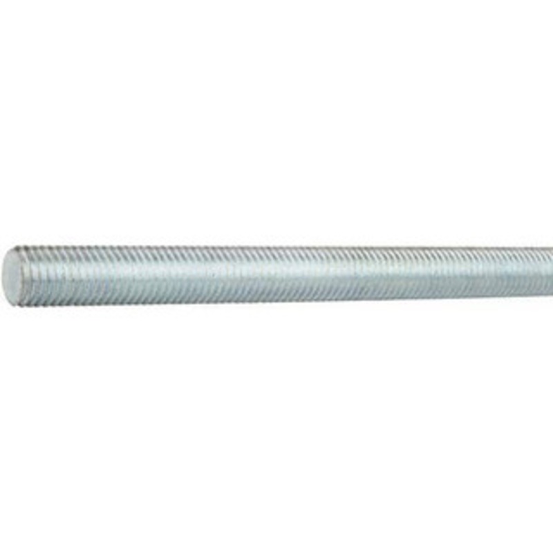 Value Collection M8x1.25 x 2m Medium Carbon Steel General Purpose Threaded Rod Right Hand Thread, Zinc Plated Finish, UNC 44272 – 65438608