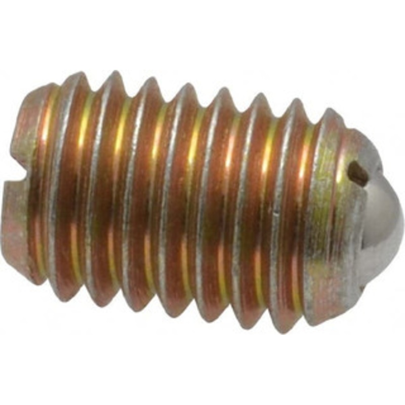 Vlier 1/2-13, 0.281 Ball Diam, 0.75 Body Length, 0.072 Max Ball Reach, Threaded Ball Plunger Steel Body, Steel Ball, 6 Lb Initial End Force, 30 Lb Final End Force BH60 – 62121249