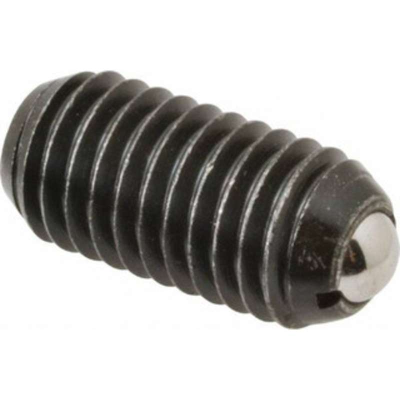 Vlier 1/2-13, 0.281 Ball Diam, 1.05 Body Length, 0.072 Max Ball Reach, Threaded Ball Plunger Steel Body, Stainless Steel Ball, 6 Lb Initial End Force, 12 Lb Final End Force PHB60 – 05137971