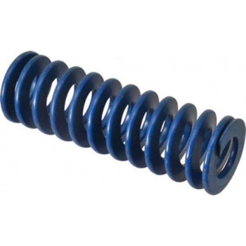 Associated Spring Raymond 1-1/2 Hole Diam, 3/4 Rod Diam, 4-1/2 Free Length, Blue Die Spring 517.5 Lb Max Deflection, 2.25 Max Deflection, Medium Duty, Chromium Alloy Steel 103-718 – 07661101