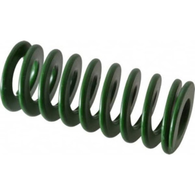 Associated Spring Raymond 32mm Hole Diam, 16mm Rod Diam, 3 Free Length, Green Die Spring 1320 N Max Deflection, 30mm Max Deflection, Light Duty, Chromium Alloy Steel 203-612 – 67898908