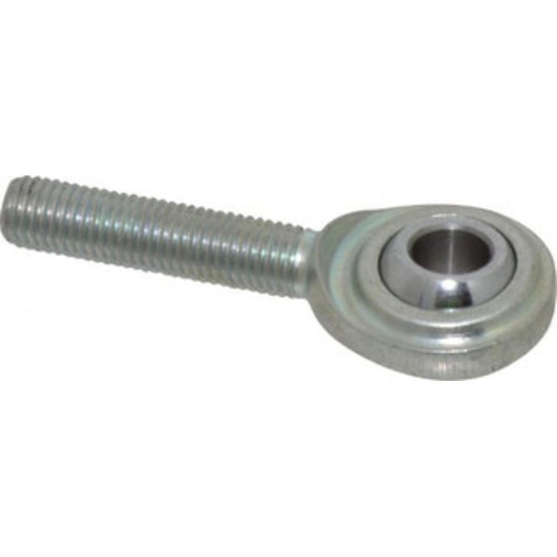 Made in USA 5/16 ID, 7/8 Max OD, 3,600 Lb Max Static Cap, Plain Male Spherical Rod End 5/16-24 RH, Steel with Steel Raceway CM5 – 35397678