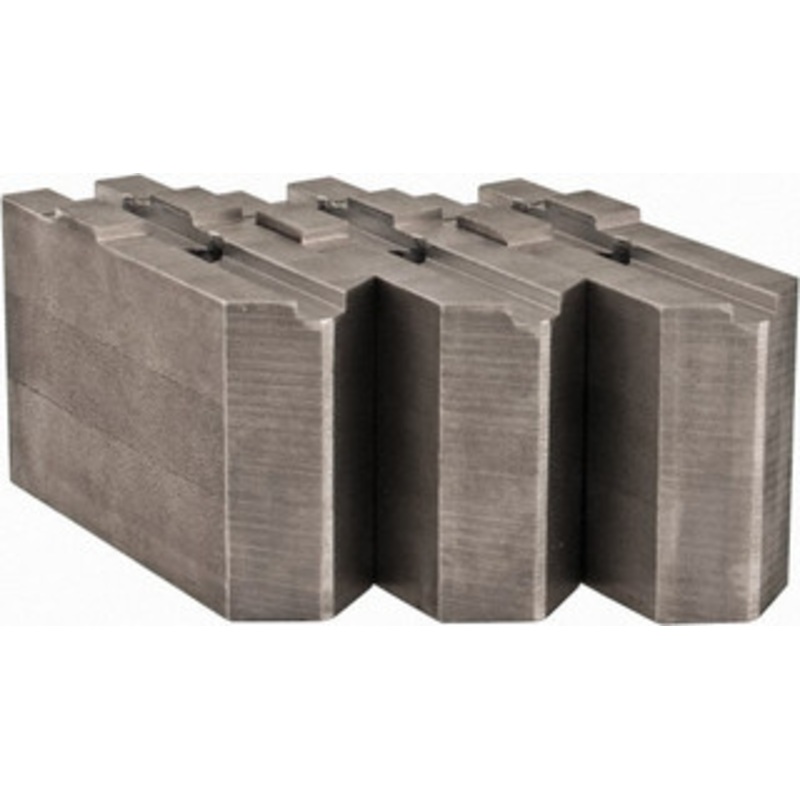 Abbott Workholding Tongue & Groove Attachment, Square Soft Lathe Chuck Jaw 3 Jaws, Steel, 1.5748 Btw Mount Hole Ctrs, 4-1/2 Long x 1-1/2 Wide x 3 High, 0.4724 Groove, 0.4724 & 12mm Fastener MTG10MDS1 – 66154899