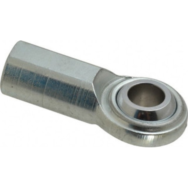 Made in USA 5/8 ID, 1-1/2 Max OD, 9,813 Lb Max Static Cap, Plain Female Spherical Rod End 5/8-18 RH, Steel with Steel Raceway CF10 – 35397876