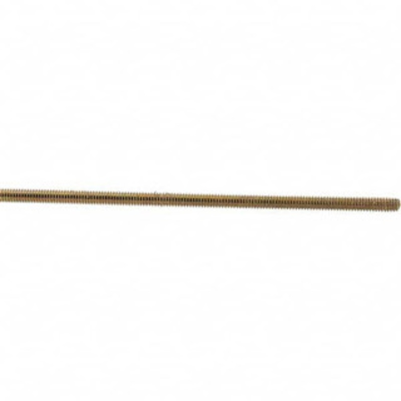 Value Collection 1/4-20 x 3 ft. Low Carbon Steel Threaded Rod Right Hand Thread, Yellow Zinc Plated Finish, UNC 36675 – 53525796