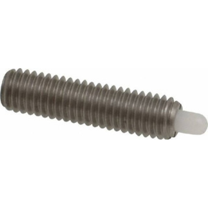 Vlier 10-32, 3/4 Thread Length, 1/8 Plunger Projection, Stainless Steel Threaded Spring Plunger 0.09 – 0.092 Max Plunger Diam, 3/4 Plunger Length, 2.9 Lb Init End Force, 11.1 Lb Final End Force SSSD52 – 62118617