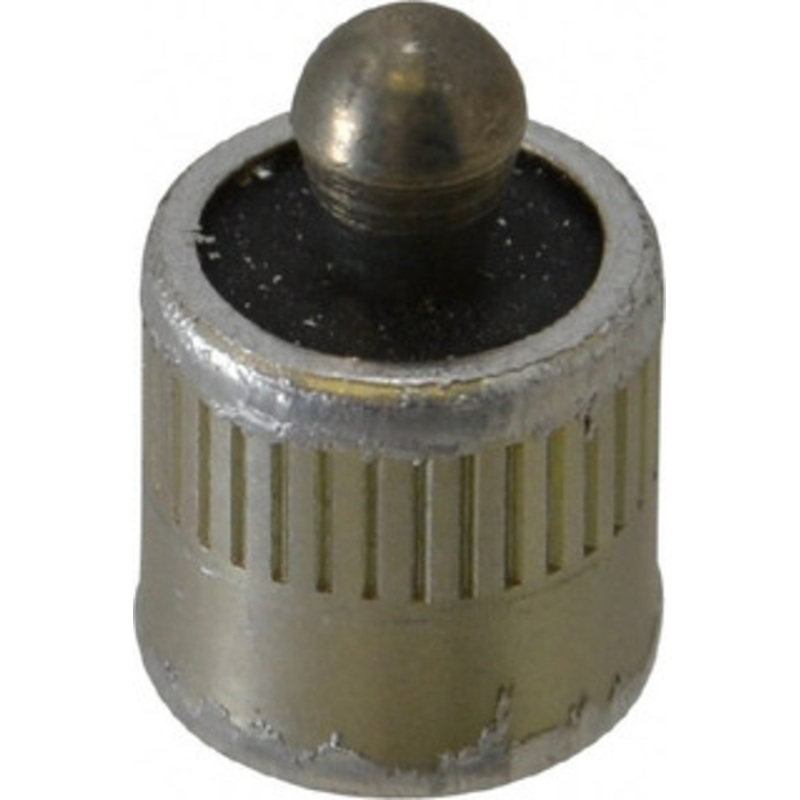 Vlier 7/16 Body Diam, 0.45 Body Length, 0.2 Nose Diam, 0.24 Nose Length, Spring Locating Pin 4.5 Lb Final End Force, Aluminum Body, Alloy Steel Nose SLPL438 – 05137708