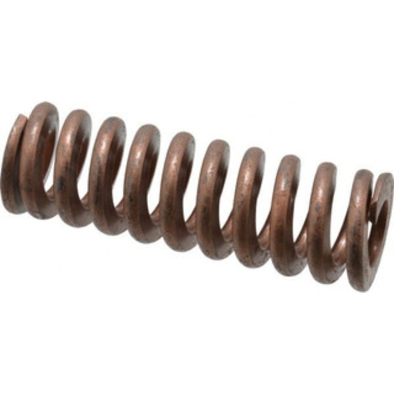 Associated Spring Raymond 1-1/2 Hole Diam, 3/4 Rod Diam, 4-1/2 Free Length, Gold Die Spring 1058.4 Lb Max Deflection, 1.35 Max Deflection, Heavy Duty, Chromium Alloy Steel 105-718 – 07663040